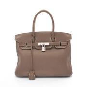 Pre-owned Leather handbags Hermès Vintage , Brown , Dames