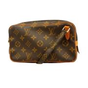 Pre-owned Canvas shoulder-bags Louis Vuitton Vintage , Brown , Dames