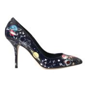 Blauwe Ruimte Robot Leren Hakken Pumps Schoenen Dolce & Gabbana , Blue...