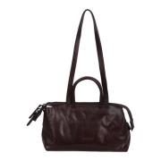 Suede Tote Tas met Bovenhandvatten Marsell , Brown , Dames