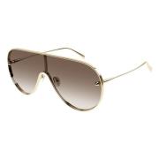 Stijlvolle zonnebril Am0481S Alexander McQueen , Yellow , Unisex