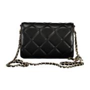 Zwarte Crossbody Tas met Verstelbare Ketting Valentino by Mario Valent...