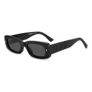 Iconische Zonnebril 0020/S Zwart Dsquared2 , Black , Unisex