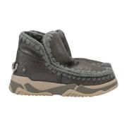 Eskimo Trainer met Rhinestone Dust Iron Mou , Gray , Dames