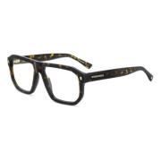 Mode Bril in Bruin Schildpad Dsquared2 , Black , Unisex