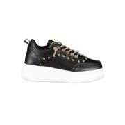 Zwarte Polyester Sneaker Laura Biagiotti , Black , Dames