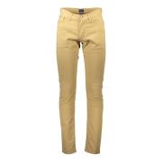 Slim-Fit Beige Katoenen Jeansbroek Gant , Beige , Heren