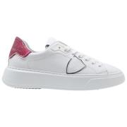 Lage Microspheres Sneakers in Wit Violet Philippe Model , White , Dame...