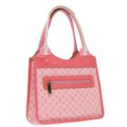 Pre-owned Canvas handbags Louis Vuitton Vintage , Pink , Dames