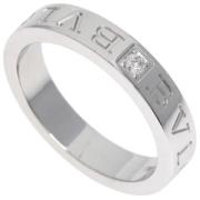 Pre-owned White Gold rings Bvlgari Vintage , Gray , Dames