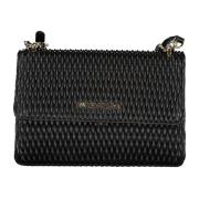 Zwarte Crossbody Tas met Ketting en Rits Valentino by Mario Valentino ...