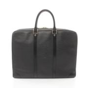 Pre-owned Leather louis-vuitton-bags Louis Vuitton Vintage , Black , D...