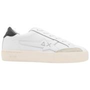 Katy Leren Sneakers in Wit Sun68 , White , Heren