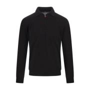 Polo shirt van zijde en kasjmiermix Kiton , Gray , Heren