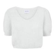 Witte Lolanda Pullover Trui American Dreams , White , Dames