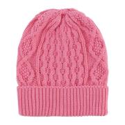 Roze Katoenen Beanie Gemaakt in Italië American Dreams , Pink , Dames