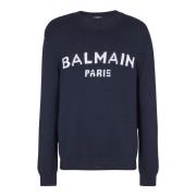 Wol Parijs trui Balmain , Blue , Heren