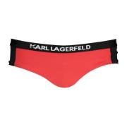 Badkleding Kostuum Deel Ondervrouw Rood Karl Lagerfeld , Red , Dames