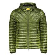 Waterafstotende donsjack met capuchon Parajumpers , Green , Heren