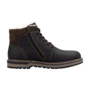 Casual Enkelboots met Gesloten Neus Rieker , Brown , Heren