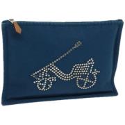 Pre-owned Canvas clutches Hermès Vintage , Blue , Dames