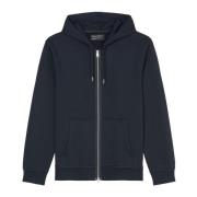 Hoodie met rits normaal Marc O'Polo , Blue , Heren