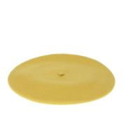 Wollen Baskische Hoed met Gouden Logo Borsalino , Yellow , Dames