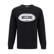 Zwarte Sweater Collectie Moschino , Black , Heren