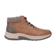 Bruine Casual Gesloten Heren Enkellaarzen Rieker , Brown , Heren