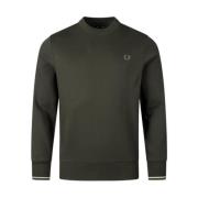 Iconische Laurel Crown Sweatshirt Fred Perry , Green , Heren