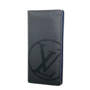 Pre-owned Leather wallets Louis Vuitton Vintage , Black , Dames