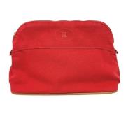 Pre-owned Cotton handbags Hermès Vintage , Red , Dames