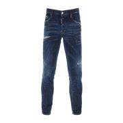 Slim Fit Jeans Dsquared2 , Blue , Heren