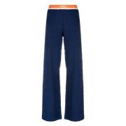 Blauwe Gebreide Casual Broek J.Lindeberg , Blue , Dames