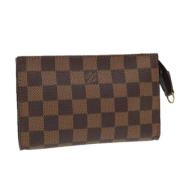 Pre-owned Canvas pouches Louis Vuitton Vintage , Brown , Dames