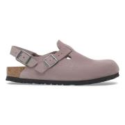 Tokio Faded Purple Suède Leren Schoenen Birkenstock , Purple , Heren