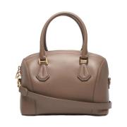 Leren Crossbody Tas Bally , Brown , Dames