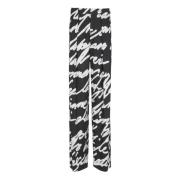 Geplooide broek met 'Love Letter' print Balmain , Black , Heren