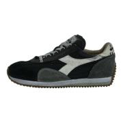 Steen Gewassen Sneakers Diadora , Black , Heren