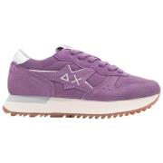 Stargirl Suede Sneakers Sun68 , Purple , Dames