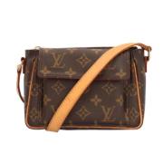 Pre-owned Canvas shoulder-bags Louis Vuitton Vintage , Brown , Dames