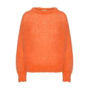 Zachte Alpaca Pullover Stijlvol Comfort American Dreams , Orange , Dam...