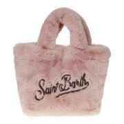 Zachte Mini Vanity Geborduurde Bont MC2 Saint Barth , Pink , Dames