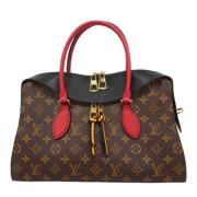 Pre-owned Canvas handbags Louis Vuitton Vintage , Brown , Dames