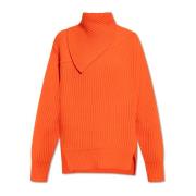 Wollen coltrui Jil Sander , Orange , Dames