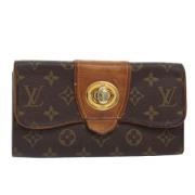 Pre-owned Canvas wallets Louis Vuitton Vintage , Brown , Dames