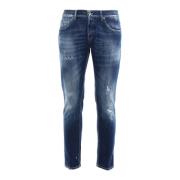 Slim-fit Jeans voor de Moderne Man Dondup , Blue , Heren