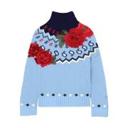 Stijlvolle Sweaters Collectie MC2 Saint Barth , Blue , Dames