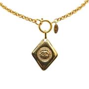 Pre-owned Metal chanel-jewelry Chanel Vintage , Yellow , Dames