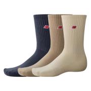 Patch Logo Crew Pack 3 Socks New Balance , Multicolor , Unisex